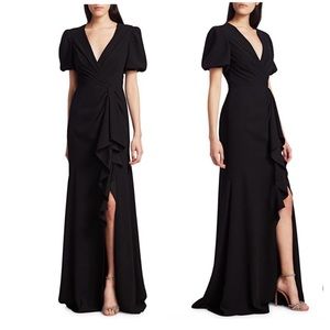 ML Monique Lhuillier - Ruffle Pintuck Dress